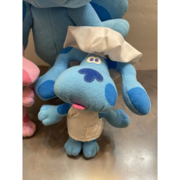 Blues Clues Sing Along Blue 12" Plush Stuffed Animal Toy Tyco Dog VTG Lot 1997 - Picture 4 of 16